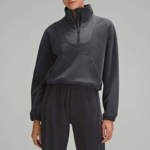 Lululemon Brushed Softstreme Ribbed Half Zip